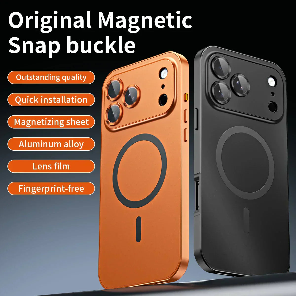 ✨17-13🔥Magnetiskt aluminiumskal för iPhone