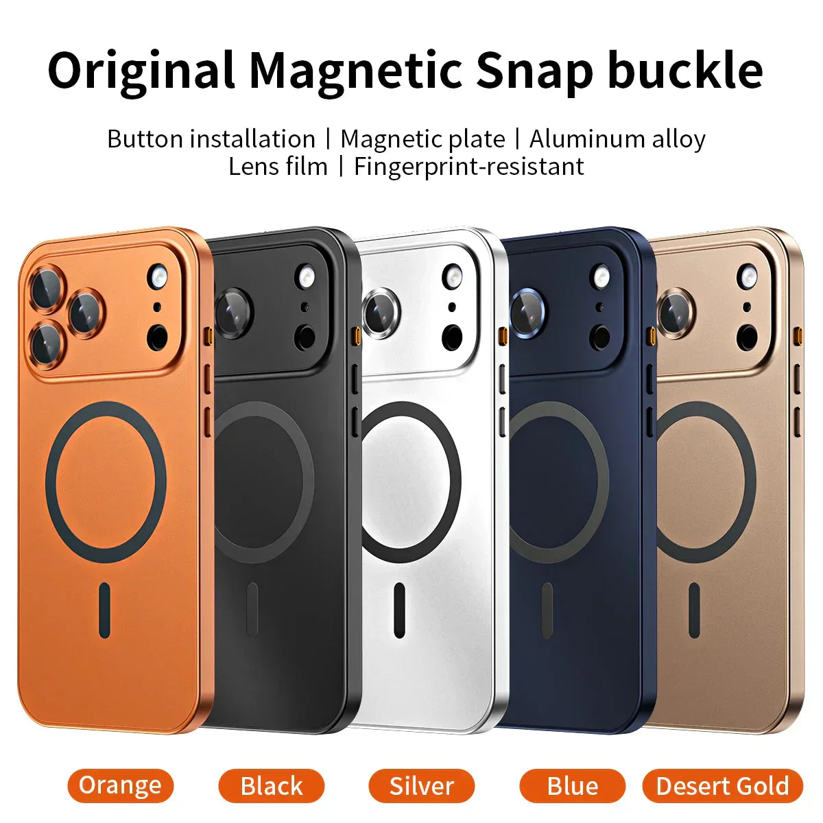 ✨17-13🔥Magnetiskt aluminiumskal för iPhone