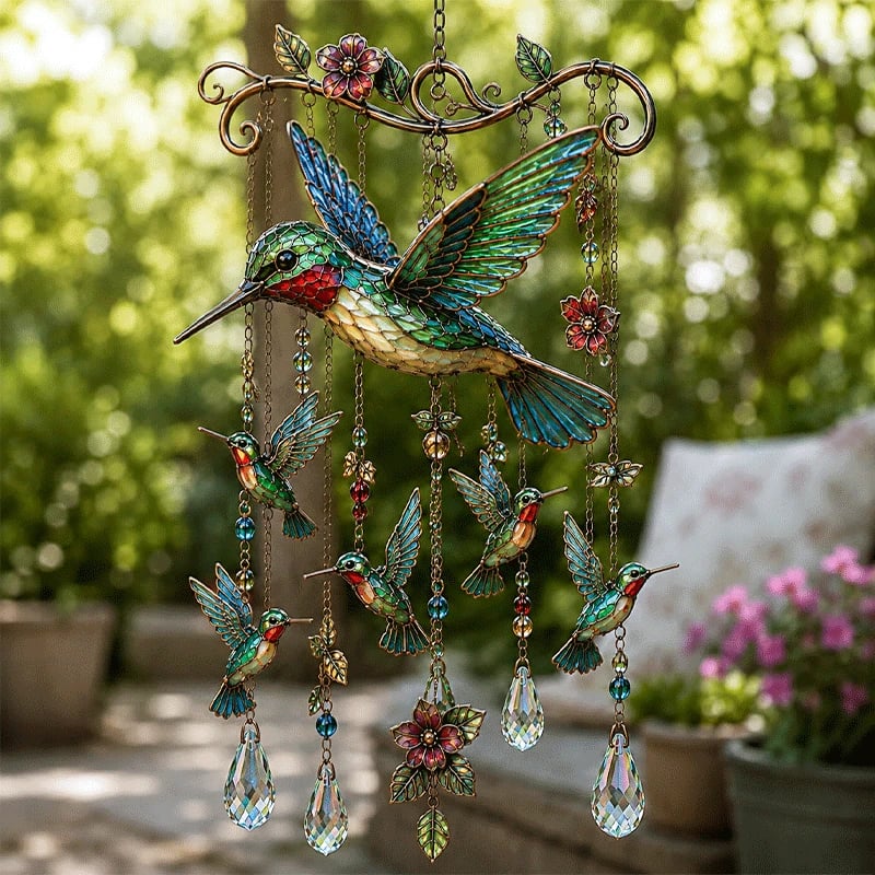🐦🎐Carillon éolien colibri gracieux