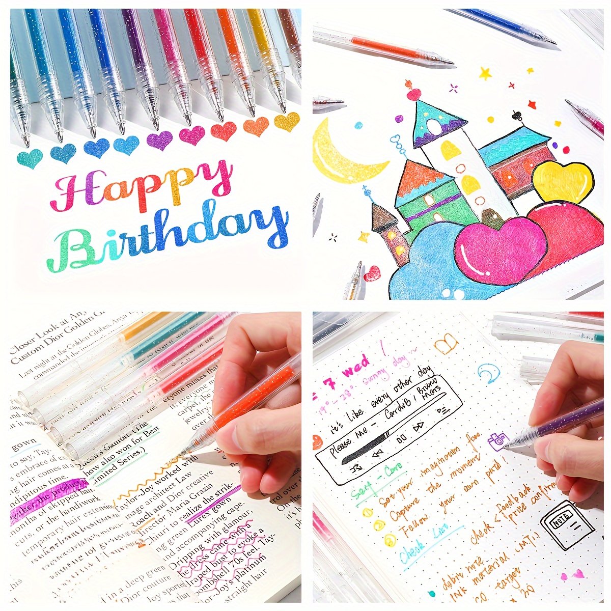 🎁2025 Rea nu—Metallisk, vibrerande, glittrande och färgglad penna/🎁2025 Hot Sale Now—Metallic Vibrant Sparkle Colorful Pen