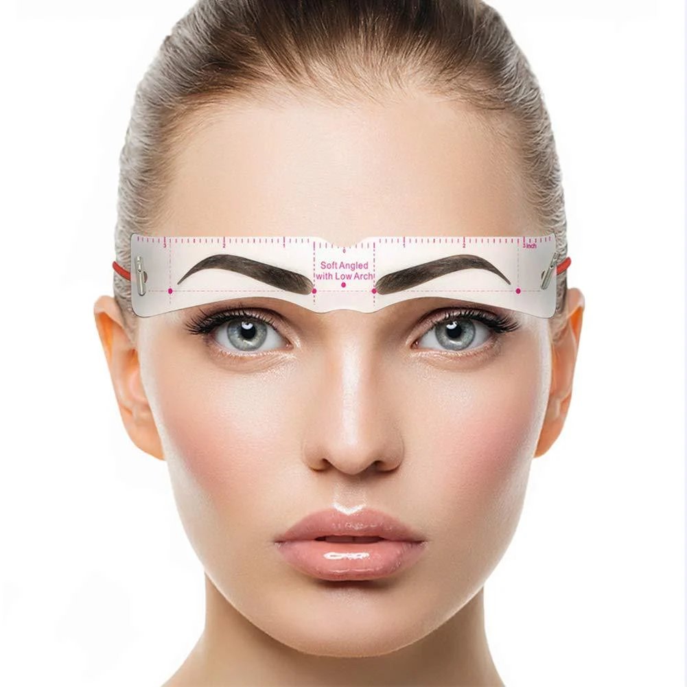 ✨ Kit de 12 Pochoirs à Sourcils – Des Sourcils Harmonieusement Dessinés en Quelques Gestes