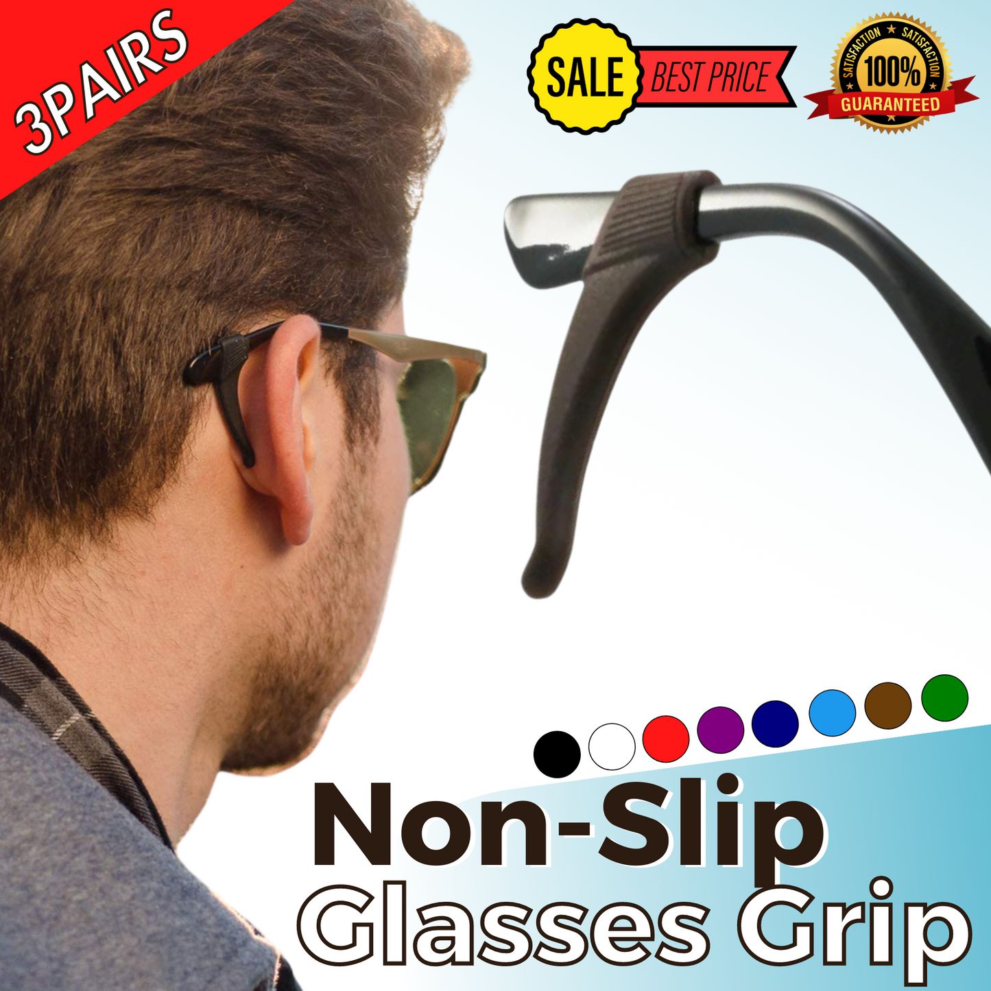 Halkfria glasögongrepp