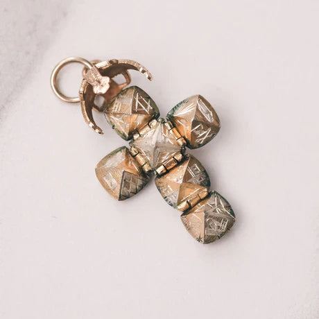 Pendentif sphérique miniature maçonnique transformable