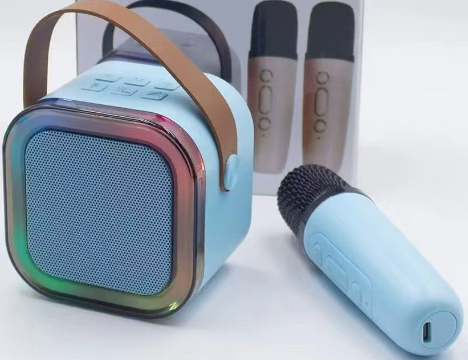 🧸 Minikaraokemaskin med trådlös mikrofon