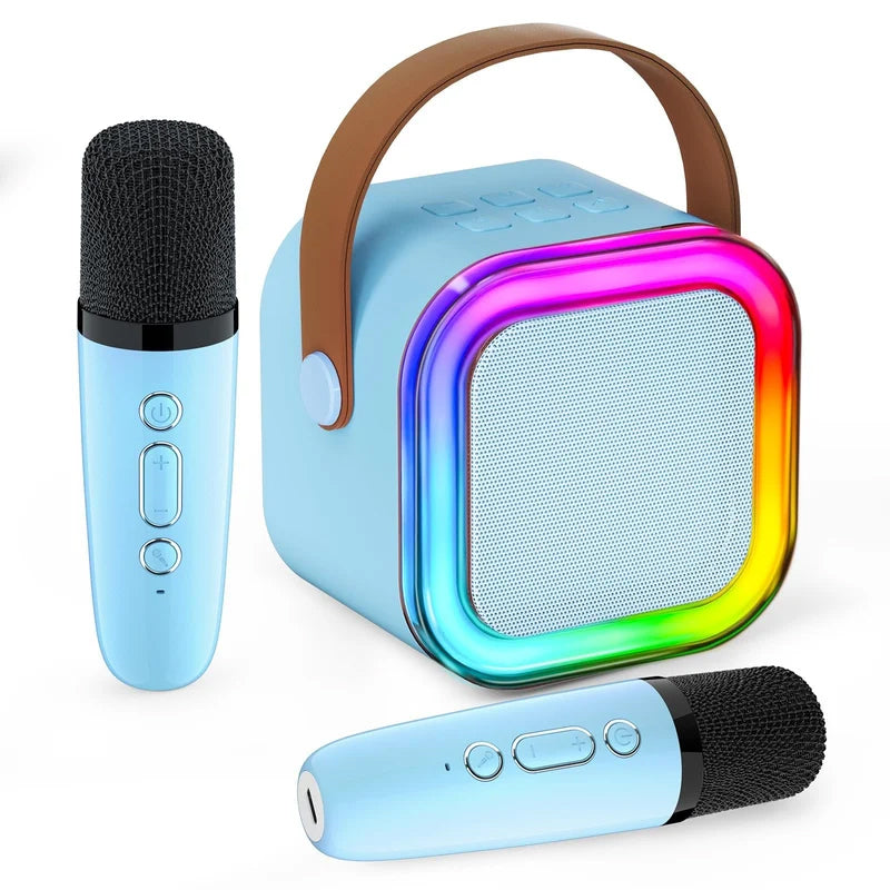 🧸 Minikaraokemaskin med trådlös mikrofon